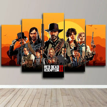 Tableaux 5 Pièces Red Dead Redemption 2 - Enjouet