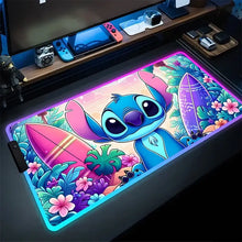 Tapis de souris LED RGB Stitch Floral - Enjouet