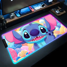 Tapis de souris LED RGB Stitch Plage Surf - Enjouet