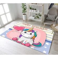 Tapis Déco d’intérieur Mignonne Licorne - Enjouet