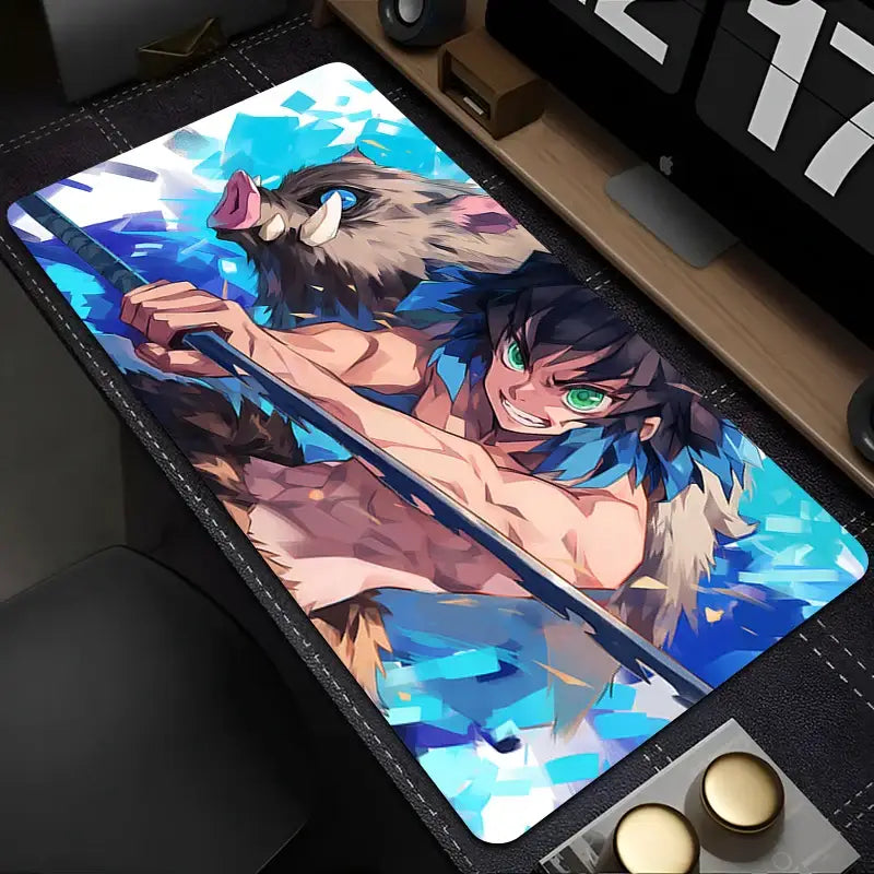 Tapis Souris XXL Demon Slayer Inosuke Hashibira