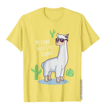 T-Shirt drôle Design Cactus Lama 100% Coton - Enjouet