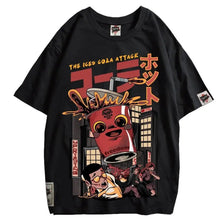 T-Shirt Coton Japanese Harajuku Hommes - Enjouet