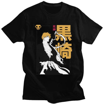 T-shirt coton Manga Ichigo Kurosaki - Enjouet