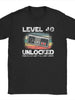 T-shirt 100% Coton pour homme NES Nintendo Level 40 -