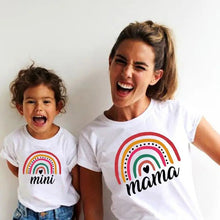 T-shirts arc-en-ciel pour mère et fille - Enjouet
