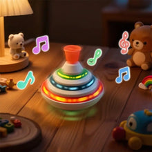 Toupies magiques musical lumière gyroscopique - Enjouet