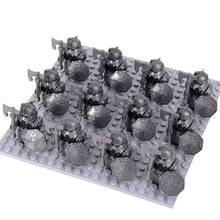 Troupes Guerrières 12 Soldats Médiévales Hobbit Lego -