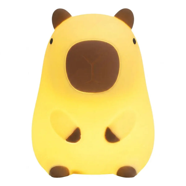 Veilleuse capybara à piles de 8 × 11 cm