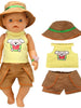 Vêtements de poupée Safari 40 cm - Enjouet