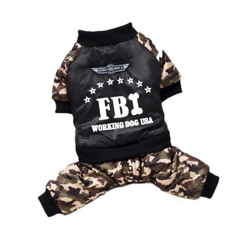 Vêtements FBI pour petits animaux de compagnie - Enjouet