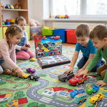 Voiture jouet disney pixar cars 12 pièces en plastique solide avec design détaillé lightning mcqueen rouge et jaune